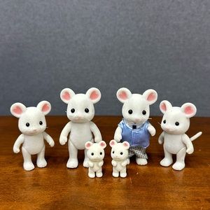Calico critters, Marshmallow Mouse Family